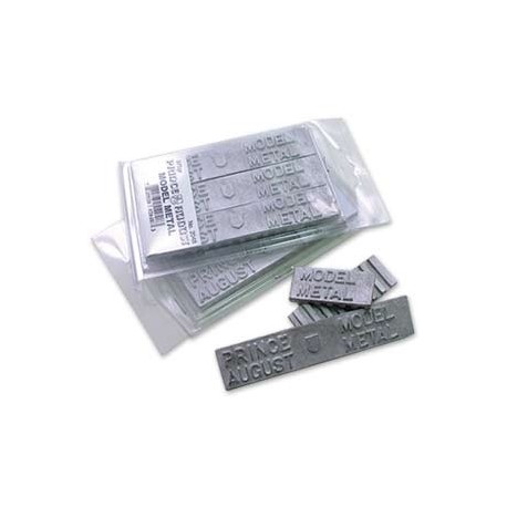 Model Métal blister de 3 barres