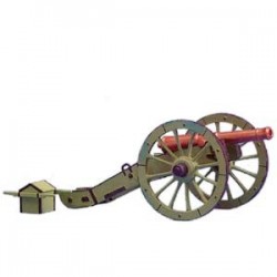 Epopée Napoléonienne 54mm : Canon Gribeauval