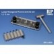 Punch and die set hexagonal de 1,5 à 5,0 mm