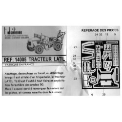 Kit résine HO et détaillage tracteur Latil
