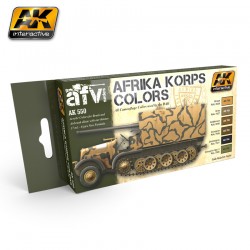 AK551 AFRIKA KORPS Color Set (Acrylic Paint Set)