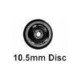Essieu HOm Bogie à disque de 10,5mm