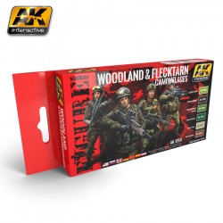 AK 3250 Woodland and Flecktarn Camouflages