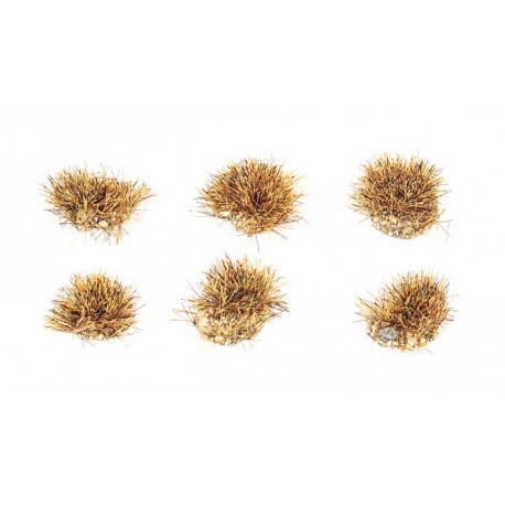 4mm Touffes d'herbes auto-adhésives sol sablonneux (100)