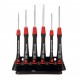 Jeu de tournevis de précision PicoFinish à fente et Phillips, 6 pcs