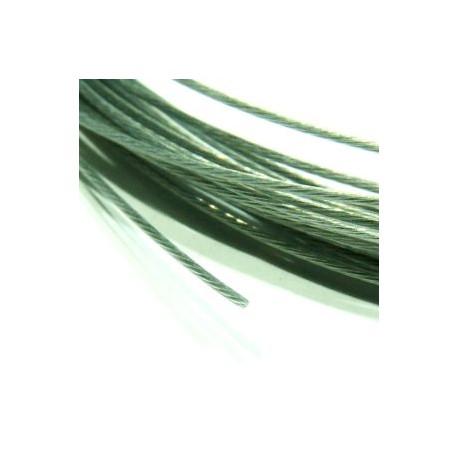 Câbles en acier pour modélisme d : 0,3mm - L : 5m