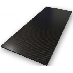 Plaque carbone 350x150x0,5mm