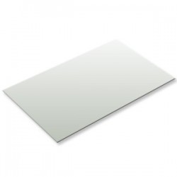 Plaque de maillechort format 300x200x0,20