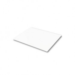 Plaque de styrène blanche matt 150x300x2,5mm - Sachet de 1 pièce