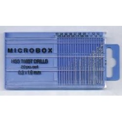 Jeu de 20 mini forets de 0,3 à 1,6 mm