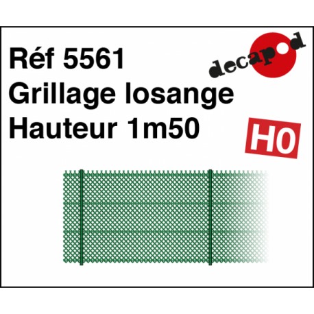 Grillage losange hauteur 1,50m
