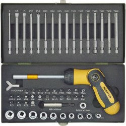 Jeu de vissage 49 pcs avec Cliquet pistolet