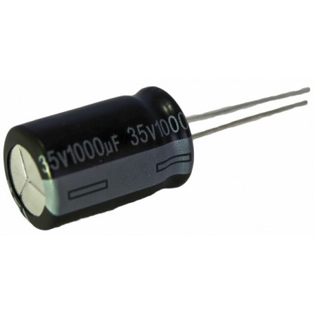 Condensateur chimique radial 1000µF 35V
