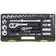 Coffret douilles "Harley-Davidson" avec cliquet 1/4"- 1/2"
