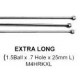 Filière extra longue de 1 à 25mm M4HRKXL par 12