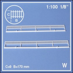2 rambardes échelle 1:100