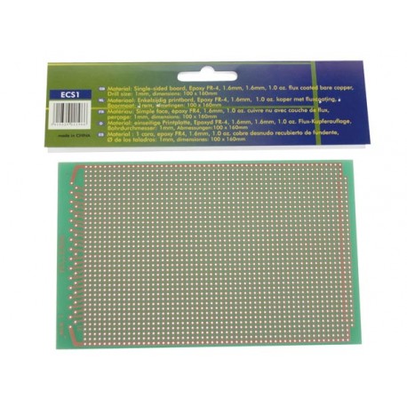 Plaque d'époxy à pastilles perforées 100x160 mm