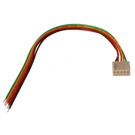 Connecteur avec câble femelle 3 contacts