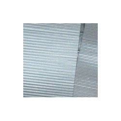 Sachet de 6 tôles ondulées à l'échelle N Longueur 19 cm largeur 1,2 cm