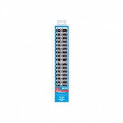 Rail droit double, 335mm, Code 100