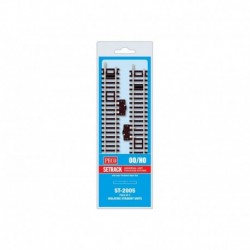 Rail droit standard isolé & interrupteur, 168mm