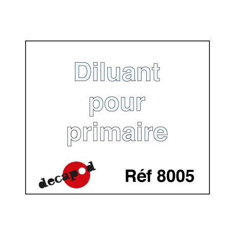 Diluant 125ml Pour primaire d’accrochage 8004