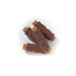 Fil de coton marron 0,8mmx10m