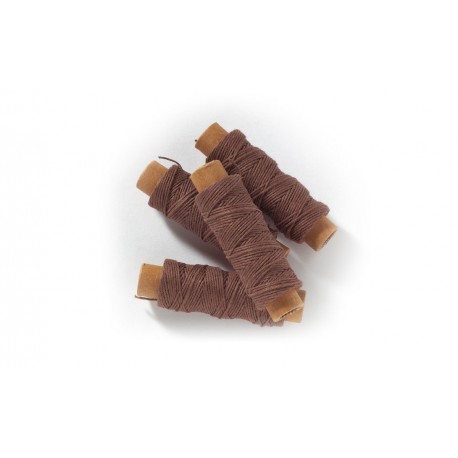 Fil de coton marron 0,8mmx10m