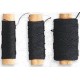 Fil de coton noir 0,25x25m