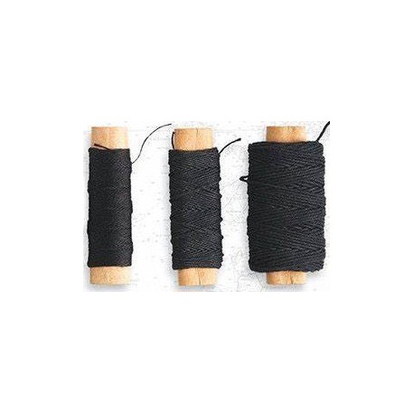 Fil de coton noir 0,25x25m