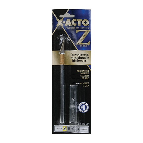Cutter X-ACTO Z séries (zirconium) avec capot de sécurité