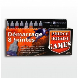 Coffret de démarrage 8 teintes Prince August GAMES