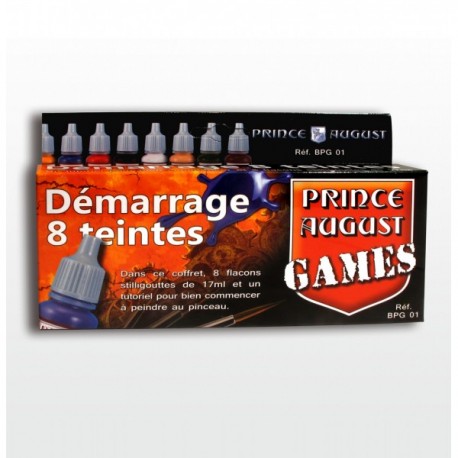 Coffret de démarrage 8 teintes Prince August GAMES
