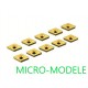 Plaquette en métal dur pour porte-plaquettes 24555 et 24556 10 pcs
