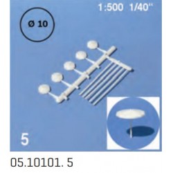 5 parasols au 1/500