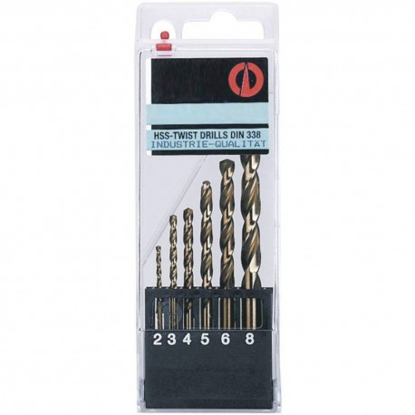 Assortiment de 6 forêts cobalt de 2 à 8mm