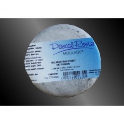Métal blanc basse fusion 140°C lingotin 7cmx5mm environ
