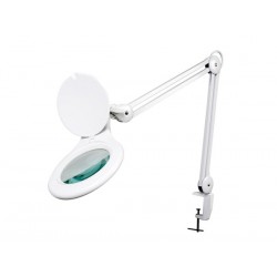 LAMPE-LOUPE LED 8 DIOPTRIES - 8 W - 80 LEDS - BLANC