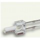 2 Led canon de 2mm Blanc chaud