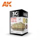 AK11664 German standard colors 43-45 (3G Acrylics)
