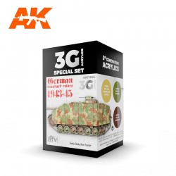 AK11664 German standard colors 43-45 (3G Acrylics)