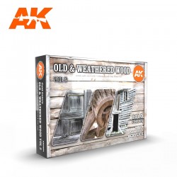 AK11674 OLD & WEATHERED WOOD Vol.2 (Acrylic Paint Set)