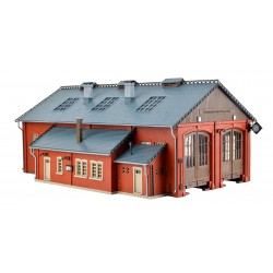 HO Remise pour 2 locomotives à vapeur