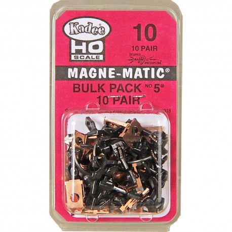 n°5 Bulk Pack/10 paires de Kadee 05 sans les boitiers plastique