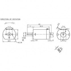 Moteur Taiwan UC-280S-10450