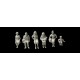 HO Ensemble de 72 figurines à peindre Walthers