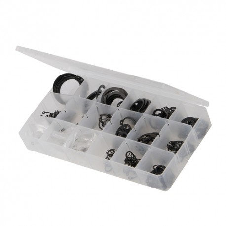 Coffret de 250 circlips internes et externes