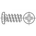Micro tornillos P-tite auto perforadoras para plástico y resina