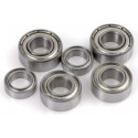 Roulements 0550 en chrome ABEC 3 flasques acier