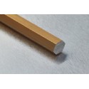 Barres hexagonales Laiton